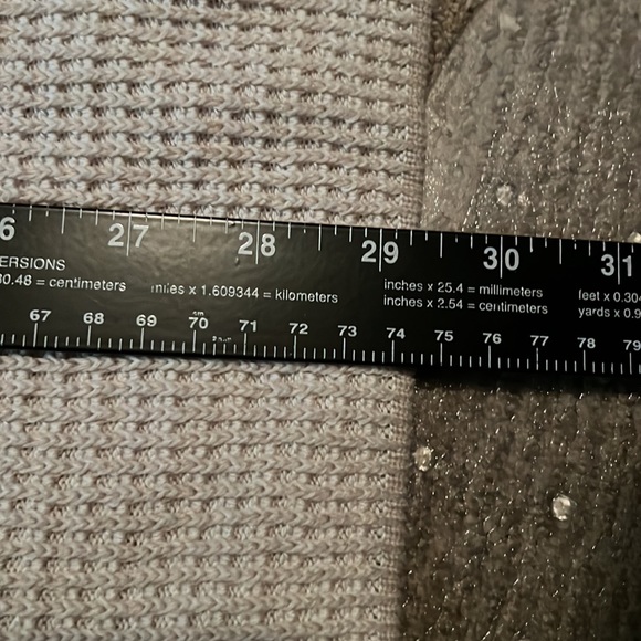 Eileen Fisher women’s beige waffle knit long sleeve cardigan S - Picture 8 of 9